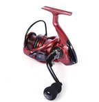 YUMOSHI 13+1BB Full Metal Spinning Fishing Reel 4.7:1/5.5:1 Gear Ratio Pesca Aluminum Spool  Tackle With Foldable Handle