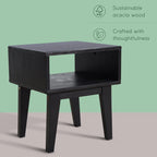 Serena Solid Wood Nightstand