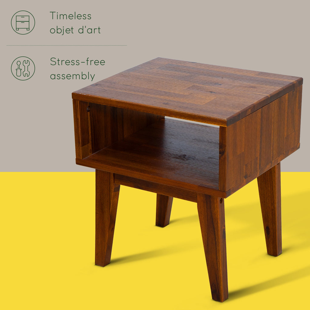 Serena Solid Wood Nightstand