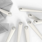 Thickened Silicone Kitchen Utensils Set, 600°F Heat Resistant Silicone Cooking Utensils, Spatula, Spoon, Whisk, Tongs, Kitchen Gadgets for Nonstick Cookware, Dishwasher Safe BPA Free (Cream White)