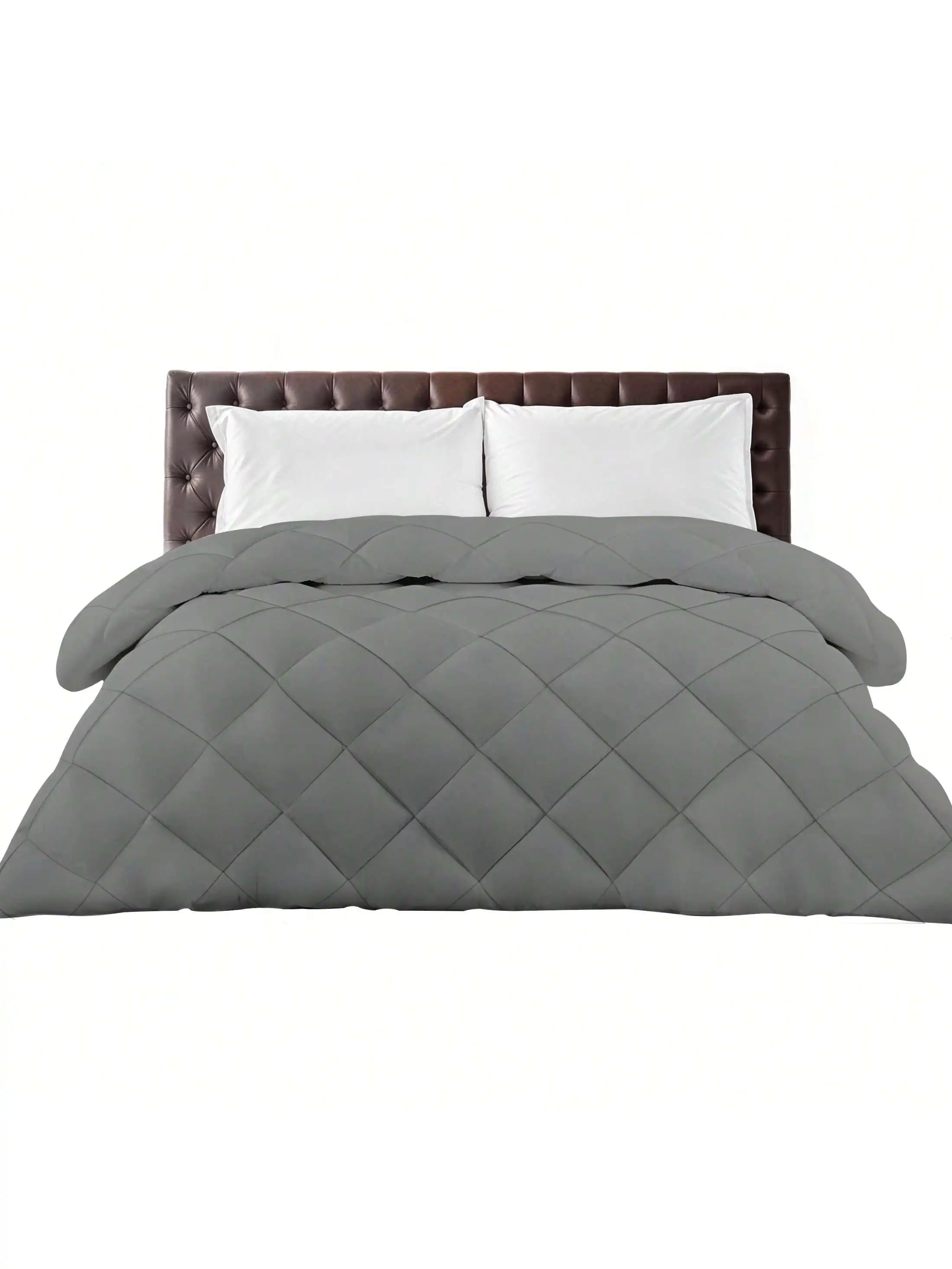 Lightweight 1 Piece Down Alternative Blanket with Soft, Breathable Fabric and Diamond Stitch