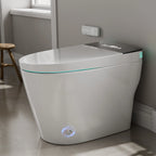 Smart Toilet with Built-in Bidet, AUTO Open/Close, Warm Water Sprayer, AUTO Dual Flush,
