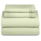 3 Piece Ultra-Soft Microfiber Bed Sheets with Flat Sheet