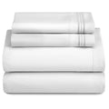 3 Piece Ultra-Soft Microfiber Bed Sheets with Flat Sheet