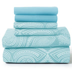 6Pc Paisley Sheet Set – Soft Microfiber, Wrinkle-Free