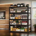 60/72 Inch Heavy-duty Metal Storage Rack, With A Load-bearing Capacity Of 2000 Pounds Per Layer,