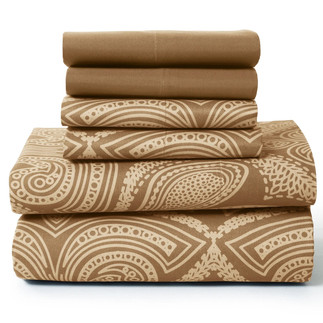 6Pc Paisley Sheet Set – Soft Microfiber, Wrinkle-Free