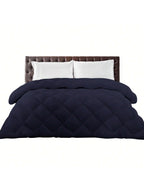 Lightweight 1 Piece Down Alternative Blanket with Soft, Breathable Fabric and Diamond Stitch
