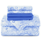 6Pc Paisley Sheet Set – Soft Microfiber, Wrinkle-Free