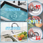 Universal Stainless Steel Kitchen Sink Stopper