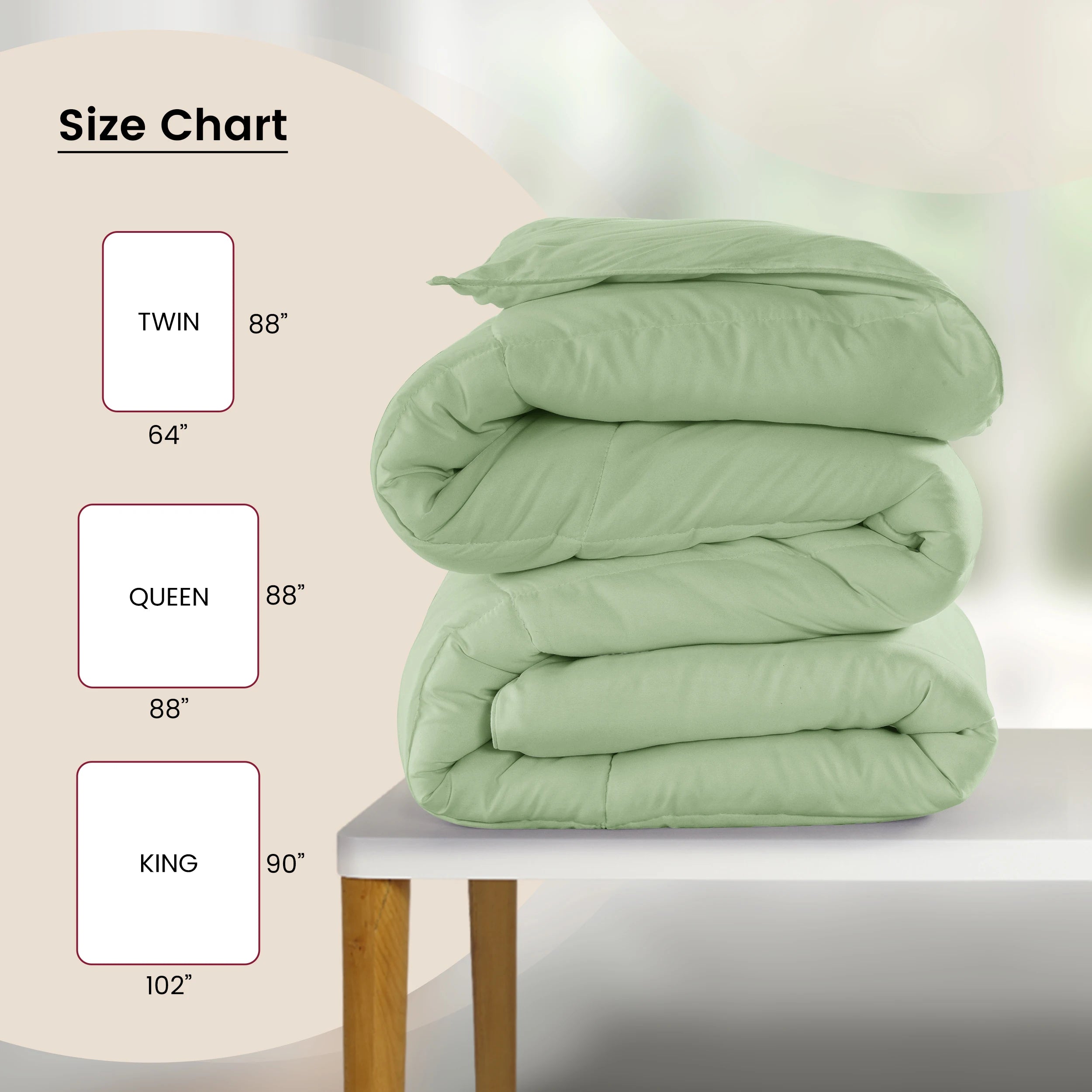 1 Piece Fluffy Duvet Insert with Box Stitch Design comforter