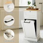 Tilt Out Laundry Hamper Cabinet,