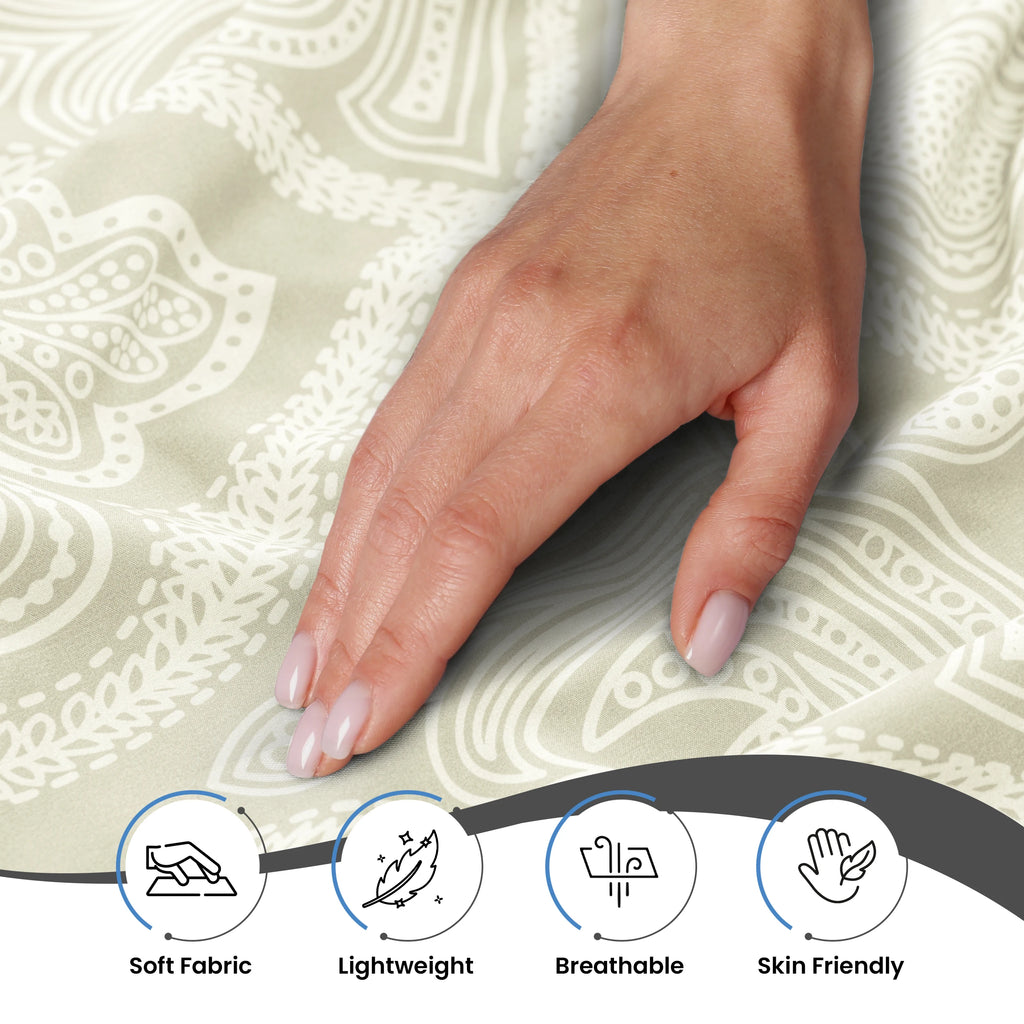 6Pc Paisley Sheet Set – Soft Microfiber, Wrinkle-Free