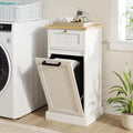Tilt Out Laundry Hamper Cabinet,