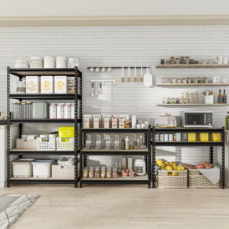 60/72 Inch Heavy-duty Metal Storage Rack, With A Load-bearing Capacity Of 2000 Pounds Per Layer,