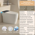 Smart Toilet with Built-in Bidet, AUTO Open/Close, Warm Water Sprayer, AUTO Dual Flush,