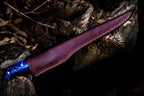 Custom Handmade Angling Knife – Damascus Steel Blade & Resin Handle