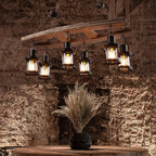 Bucher 6 - Light Kitchen Island Geometric Chandelier 31.5"