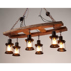 Bucher 6 - Light Kitchen Island Geometric Chandelier 31.5"