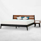 [Buy 1 Get 1] Callisto Solid Wood Bed Frame and Nightstand