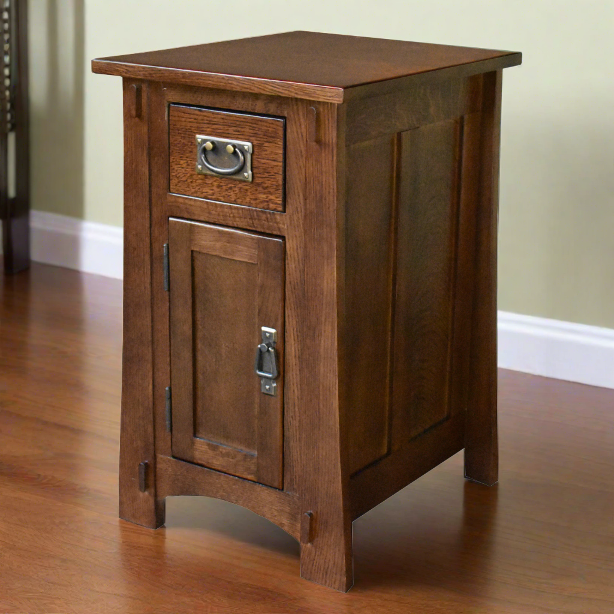 Mission Tapered Leg Narrow Nightstand