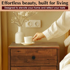 Silvia Solid Wood Nightstand