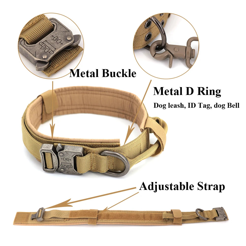 Dog Collar And Leash Set Control Handle Pet Lead Collar For Small Big Dogs