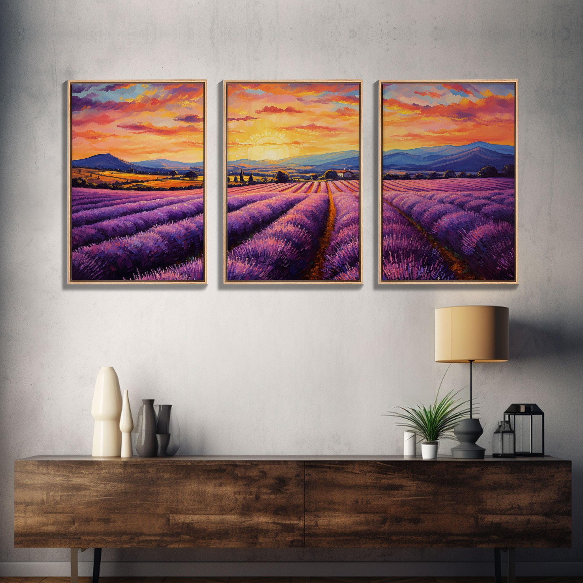 Purple Lavender Fields
