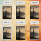 Moody 3 Piece Canvas Wall Art, Solumn PNW Lake At Sunset