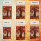 Fall Decor, 3 Piece Wall Art Set, Autumn Forest Oil Painting Canvas Prints