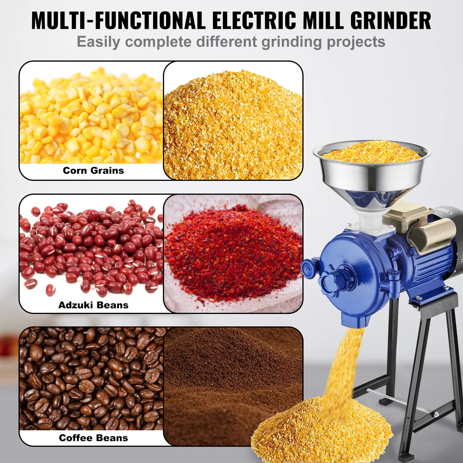 Electric Grain Mill Grinder