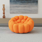 Sdorens 49'' Oversized Boneless Bubble Couch Chair Football-Shaped Design