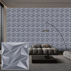 30 pack 3D wall panel. PVC flower textured wall panels. 11.8x11.8 Double-Sided Tape.