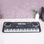 61 Keys Black Digital Music Electronic Keyboard Electric Piano Kids