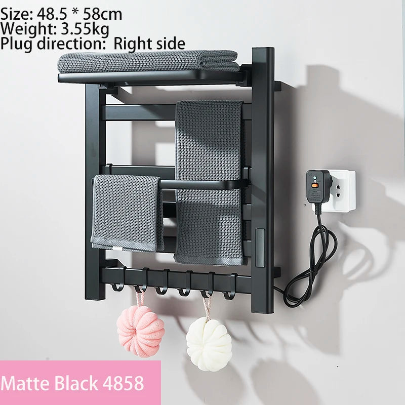 Temperature &Time Control Smart Home Heated Towel Rail Towel Warmer