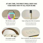 Portable K12 Karaoke Machine Wireless RGB Lights