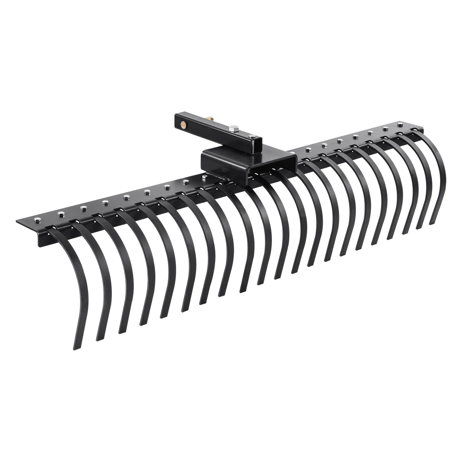 Tow Behind Landscape Rake 60"Tow Dethatcher with 21 Steel Coil Tines