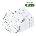 50pcs SXP Floor Sticker Peel and Stick 11.81x11.81in Self adhesive Wall Stickers Easy DIY 1.5mm thick Applies to any indoor