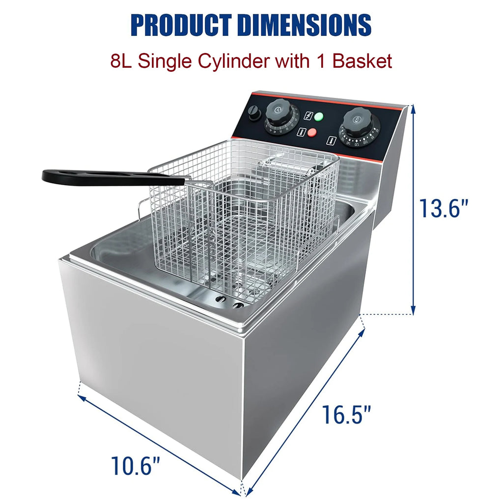 Commercial Electric Deep Fryer with Baskets