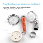 LED Shower Head with Filtration Automatic 7-color Changing Shower Head