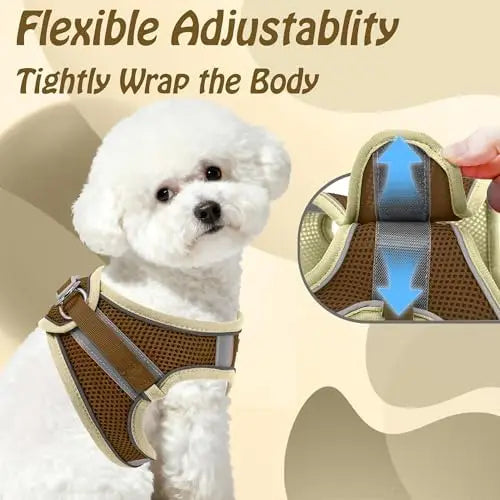 Comfortable Padded Vest, Easy Fit For Small/Medium Pets