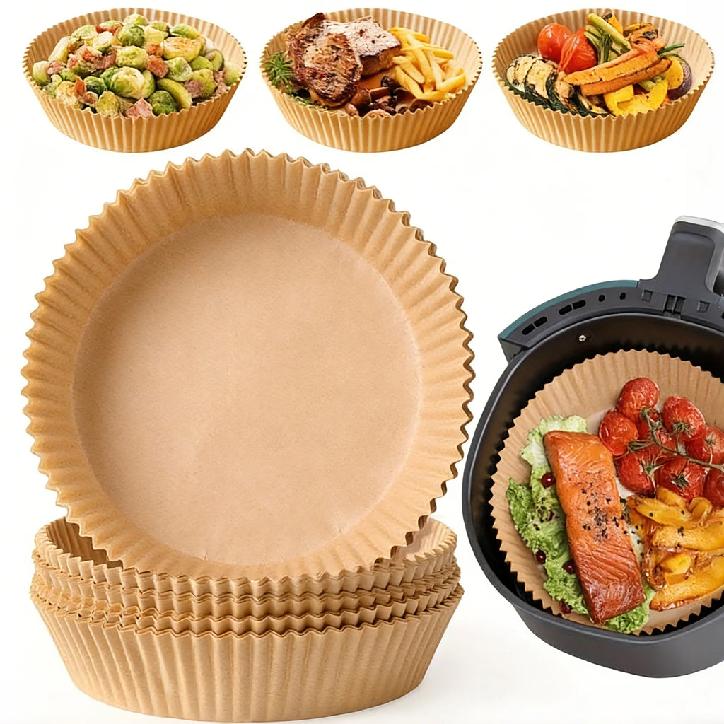 50pcs 8in Air Fryer Parchment Liners