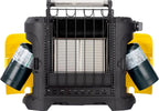Portable 10000 BTU Propane Heater for Indoor Outdoor Use, Patio Garage Camping Tent Heating, Black/Yellow