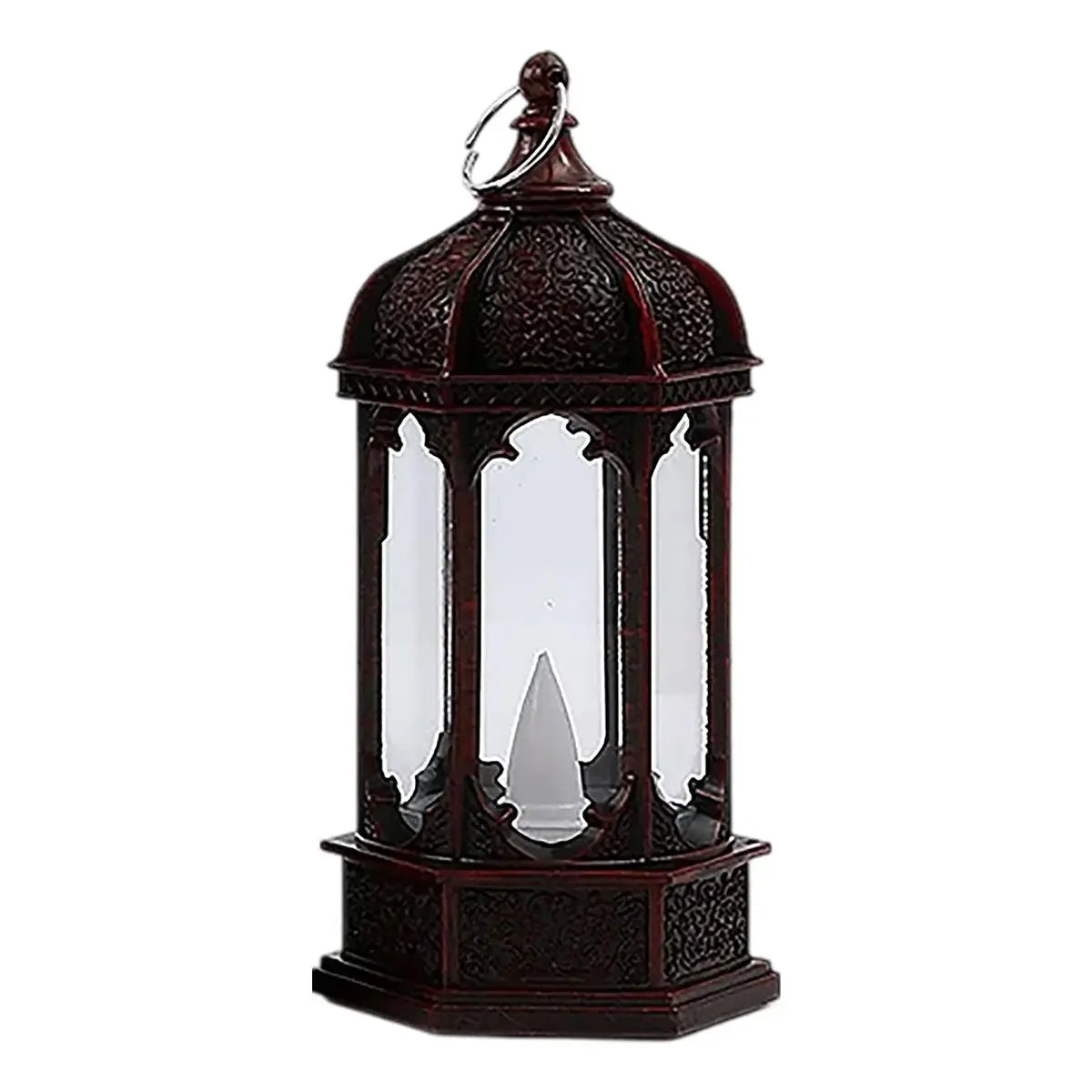 Battery Powered Led Candle Lantern Vintage Light Hanging Lamp Night Table Hand For Decoration Atmosphere Party Lighting Lanterns
