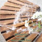 Wrap Around Tree Bench, Outdoor Curved Wooden Seat Semicircular Backrest Design for Gardens Patios Backyards Lawn