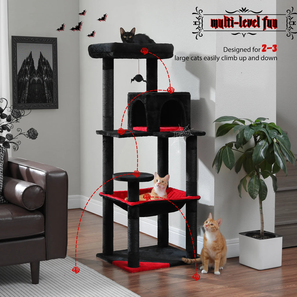 5-Level Cat Tower with Hammock