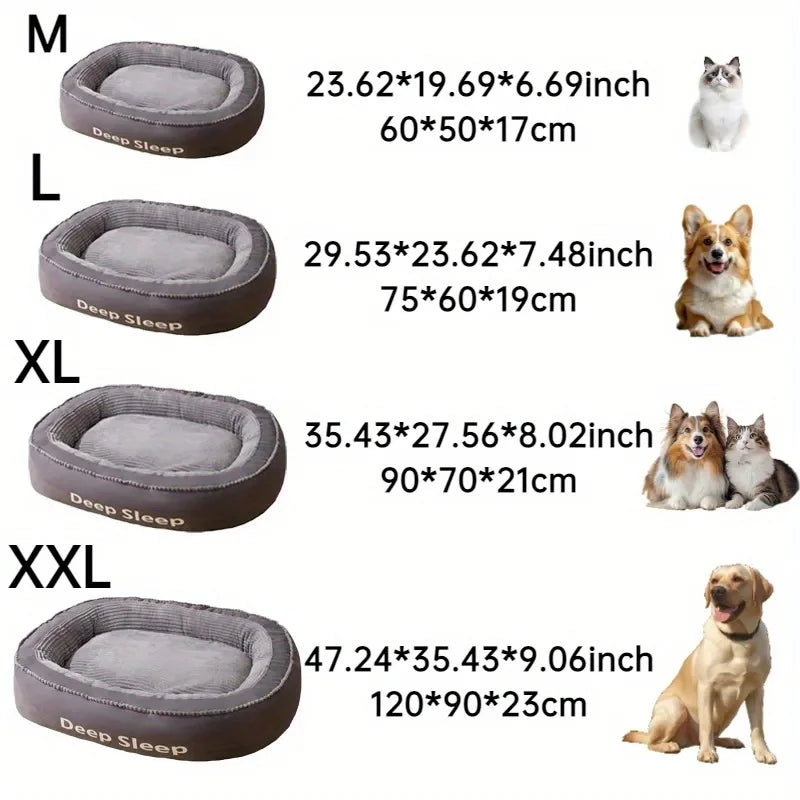Round Comfortable Pet Bed