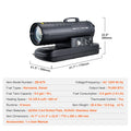 Kerosene Forced Air Heater Portable Torpedo Diesel Space Heater with Thermostat Tank Energy-Efficient heavy-duty Heater