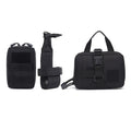 Set Molle Pouches Belt Attaching on Harness