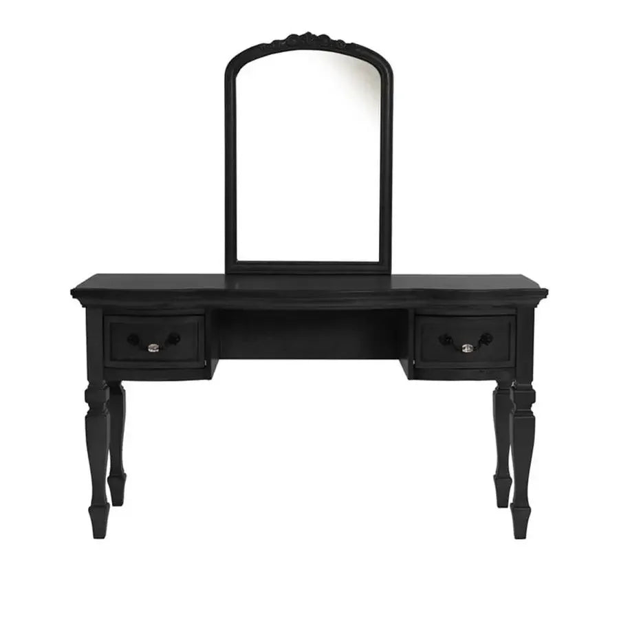 Metro Vanity with Stool, Black
